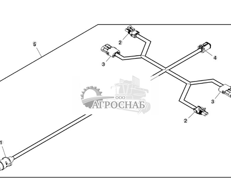 Жгут проводов сигнальных и предупредительных фонарей (экспортный вариант) - ST275613 5.jpg